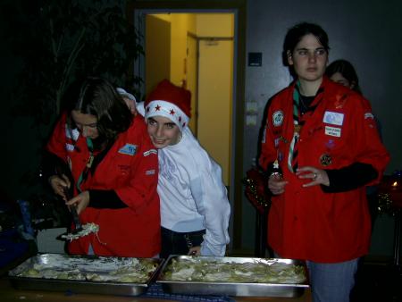 repas noel avec les scouts
